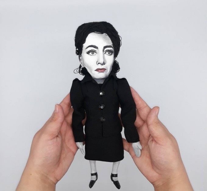 Mildred Pierce 1945 Film Noir, Joan Crawford doll - Retro movies, CLASSIC Movie fans gift