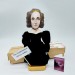 Mary Shelley English novelist author the Gothic novel Frankenstein - Collectible figurine