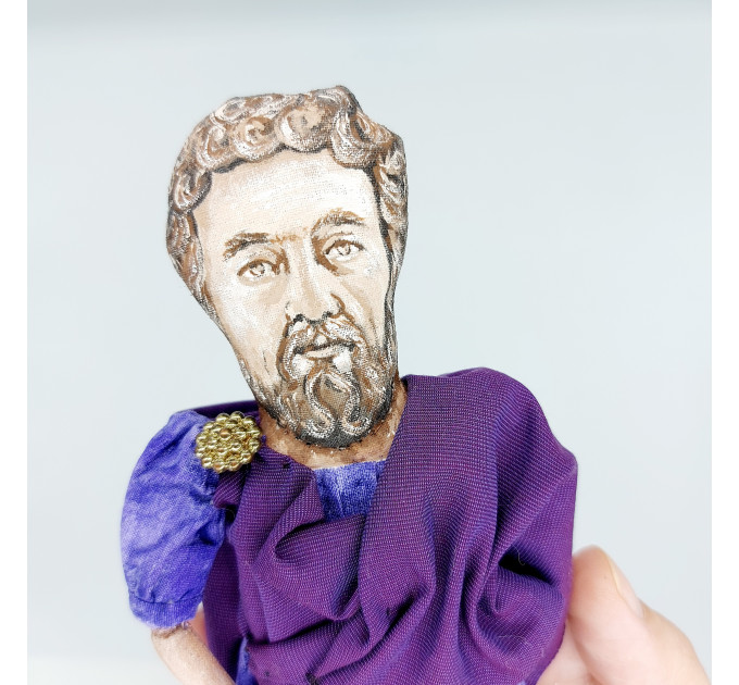 Marcus Aurelius Roman emperor figurine