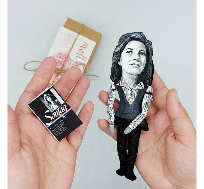 Susan Sontag famous American writer figurine