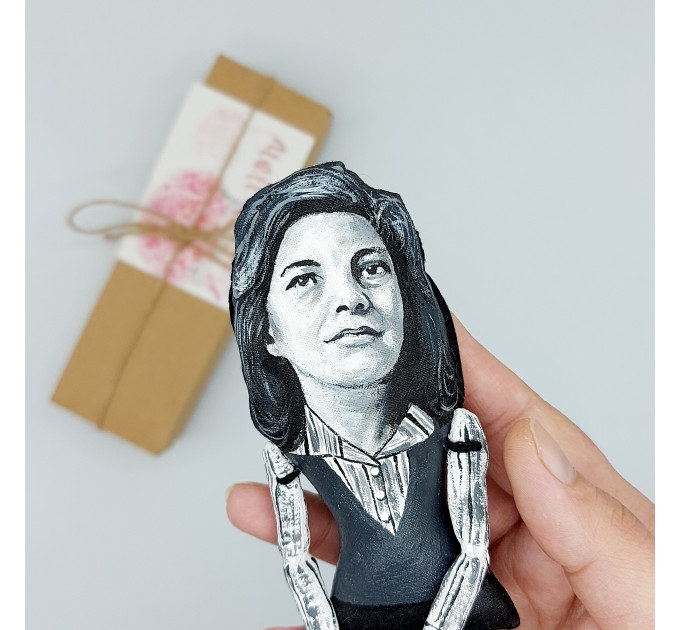 Susan Sontag famous American writer figurine