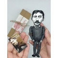 Marcel Proust literary figurine- Gift for Reader 