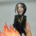 Sister Angelica doll, The Omen horror movie character, Halloween decoration