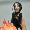 Sister Angelica doll, The Omen horror movie character, Halloween decoration