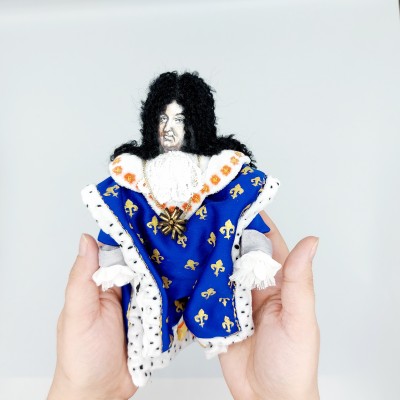 Louis XIV of France collectible miniature doll