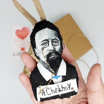 Anton Chekhov Ornament