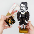 Caravaggio figurine, famous Italian painter, Baroque Renaissance art  - Artist gift!