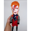 David Bowie handmade doll