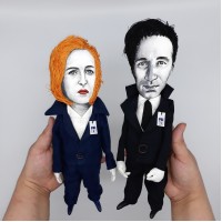 Mulder&Scully dolls