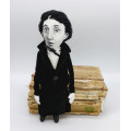 Virginia Woolf handmade doll