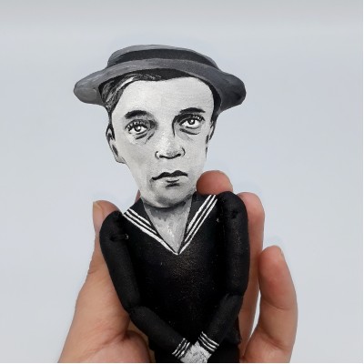 Buster Keaton figurine