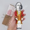 David Hume famous philosopher figure, Philosopher gift - collectible doll