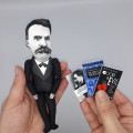 Friedrich Nietzsche famous German philosopher, poet, philologist figurine - Bookworm gift!