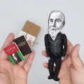Gottlob Frege figure, German philosopher, mathematician - logic philosophy - Math teacher gift!