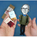 Jean Baudrillard French philosopher figurine - Sociologist gift!