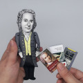Jean-Jacques Rousseau famous political philosopher, writer, composer figurine - Philosophy gift!