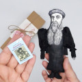 Johannes Gutenberg famous inventor figurine - History Teacher gift!