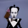 Klaus Nomi singer figure, Gifts for musicians - Collectible doll