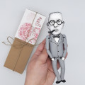 Le Corbusier Famous architect, designer, painter figurine - Architect gift!