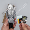 Leo Tolstoy figure, writer author War and Peace, Anna Karenina - Reader gift!