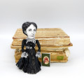 Louisa May Alcott figurine - Little Women Author - Literary Gift! 