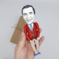 Mr Rogers figurine, puppeteer Fred Rogers Neighborhood