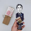 Oscar Wilde figurine poet, writer, dandy, author - Dorian Gray - Literary Gift for Readers!