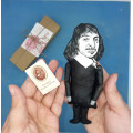 Rene Descartes philosopher figurine - Gift for Philosopher!