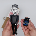 Samuel Beckett figure, Irish novelist, playwright, theatre director, poet - Reader gift!