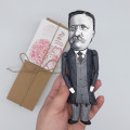 Theodore Roosevelt famous 26th president US figurine