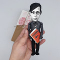 Tristan Tzara figure, famous French avant-garde poet, performance artist figurine - Gift for painter!