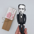 Walter Gropius famous German architect figure, Modernist architect, Gift for architect!